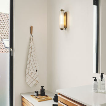 Nimal Double Wall Brass Glass Metal  E14